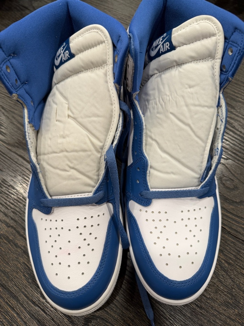 Nike Air Jordan 1 Retro High OG True Blue Men's size 12.5 - Picture 6 of 10
